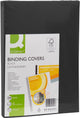 Q-Connect Deckblatt A4 Leder 250 Gramm 1 Stück schwarz