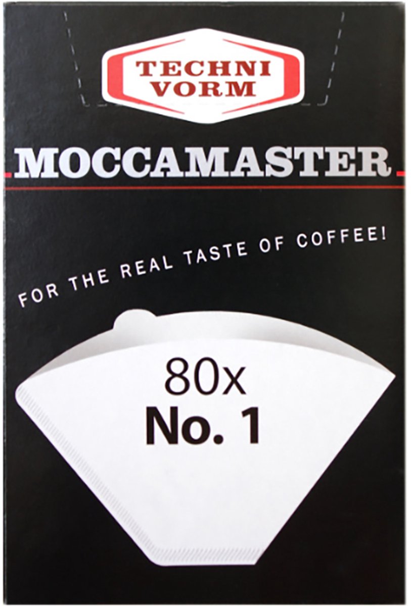 Moccamaster Filterpapier Nr. 1 – Cup-One – 80 Stück
