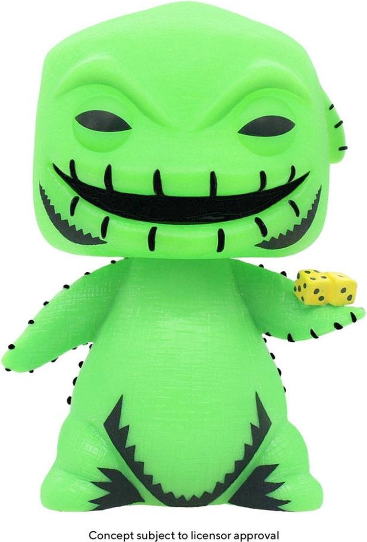 Disney Funko The Nightmare Before Christmas – Pop! Boogie 9 cm Sammelfigur – grün