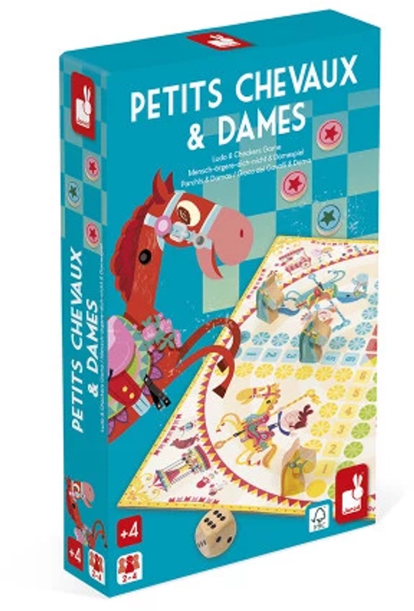 Janod – Spiel – Ludo und Dame