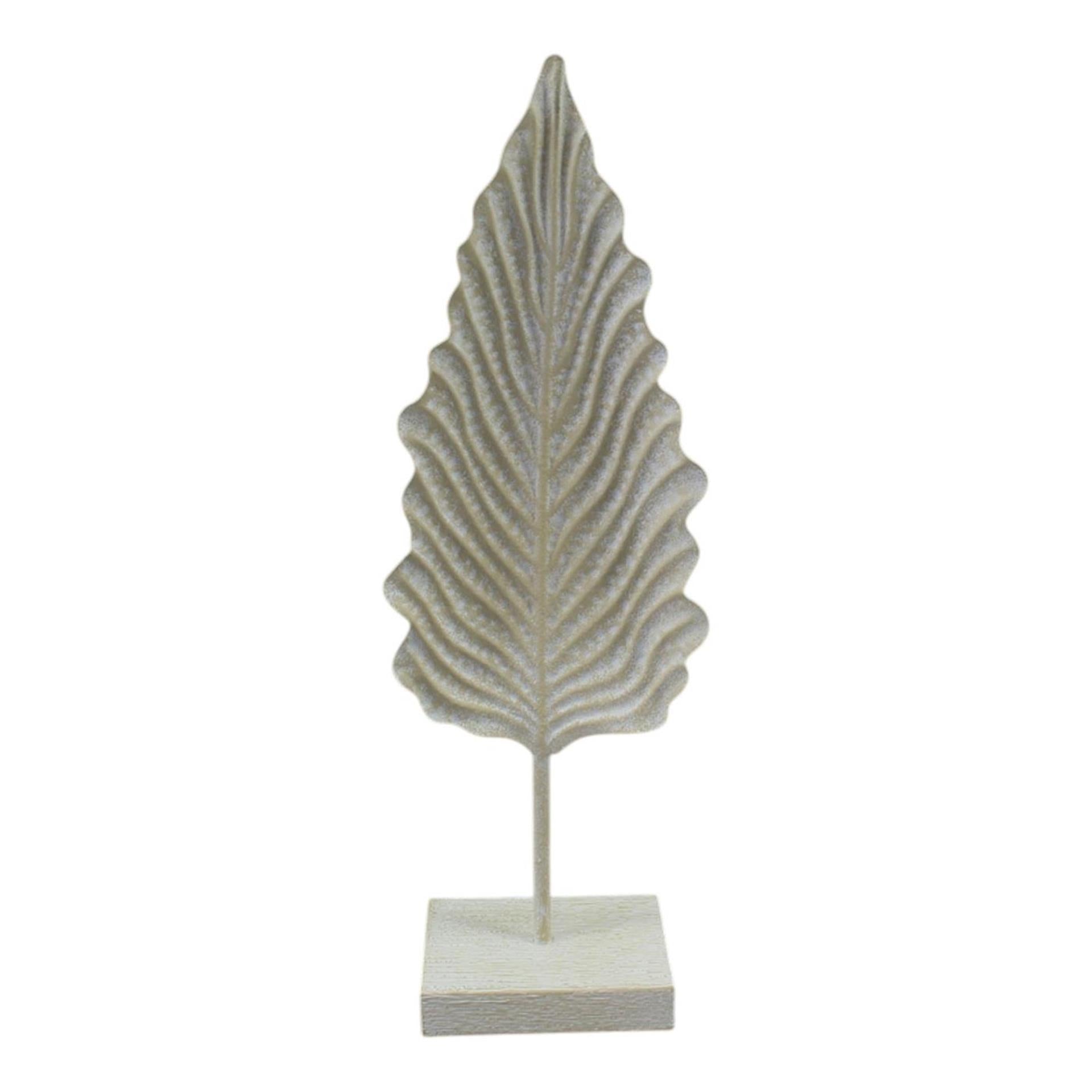 Mansion Atmosphäre Deko Frühling Metall Creme 19x11x56cm