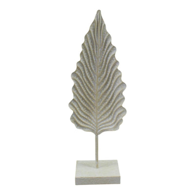 Mansion Atmosphäre Deko Frühling Metall Creme 19x11x56cm