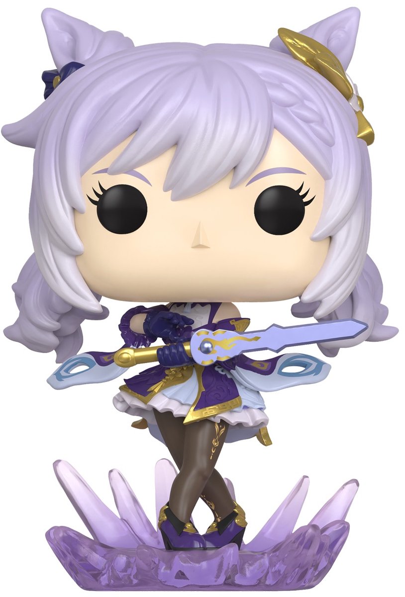 Funko Genshin Impact Keqing Vinylfigur Nr. 182 Pop! mehrfarbig - PVC - Fan-Merch, Gaming