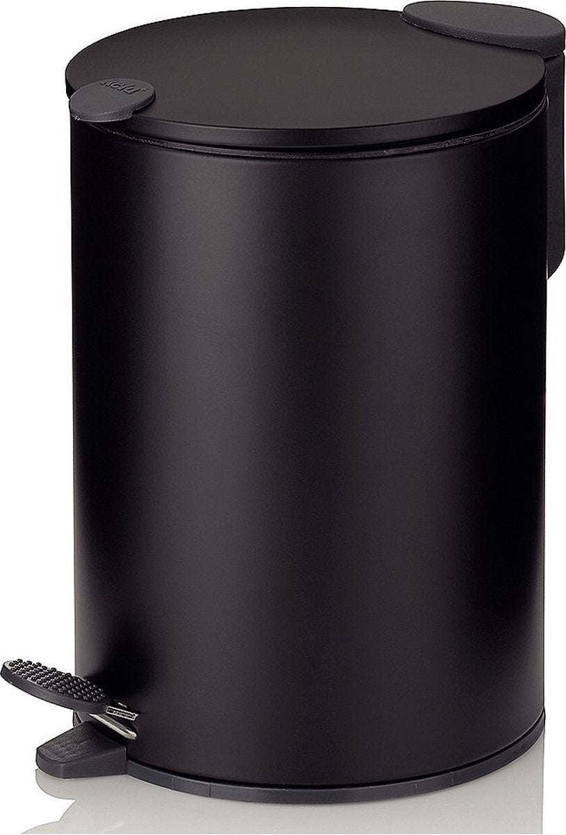 Kela Tretabfalleimer, 3 l, schwarz - | matt