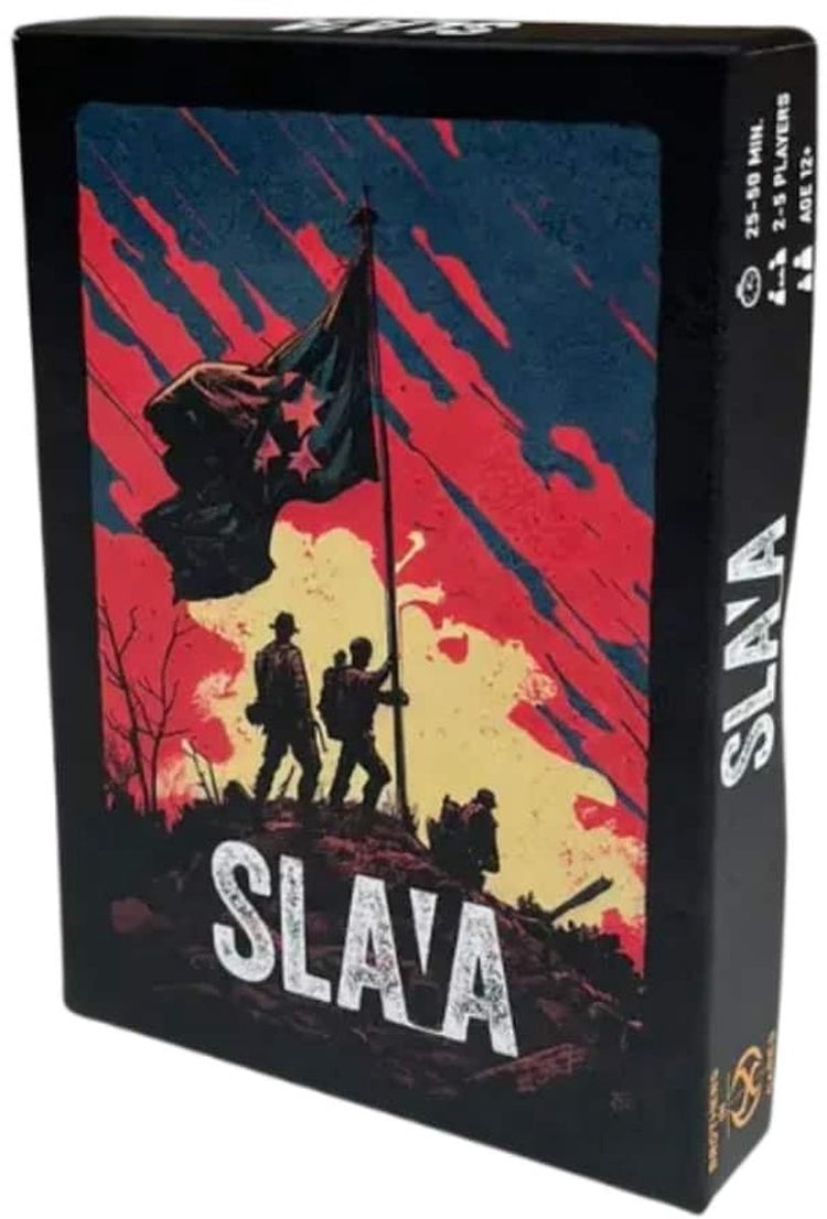 Brothers in Games Slava – Kartenspiel – Kriegsspiel – einfache Regeln – Brettspiel – Kampfspiel – kleines Geschenk – Weihnachtsgeschenk