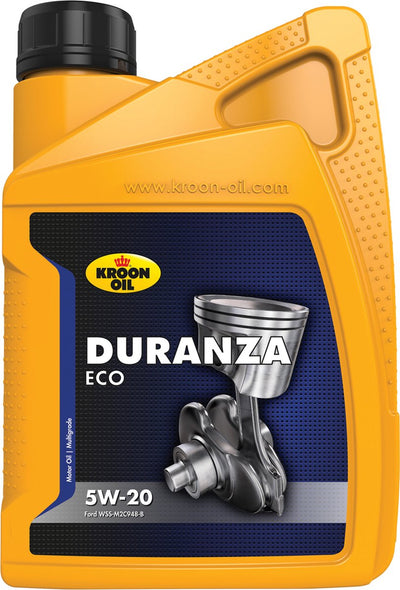 Kroon-oil duranza eco – synthetisches Motoröl – 5w-20 – 1 Liter – transparent