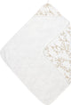 Meyco baby branches bath cape - sand - 90x90cm