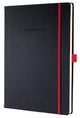 Sigel Notizbuch – Conceptum Red Edition – A5 – Schwarz – Hardcover – 194 Seiten – 80 Gramm – Linie – SI-CO663