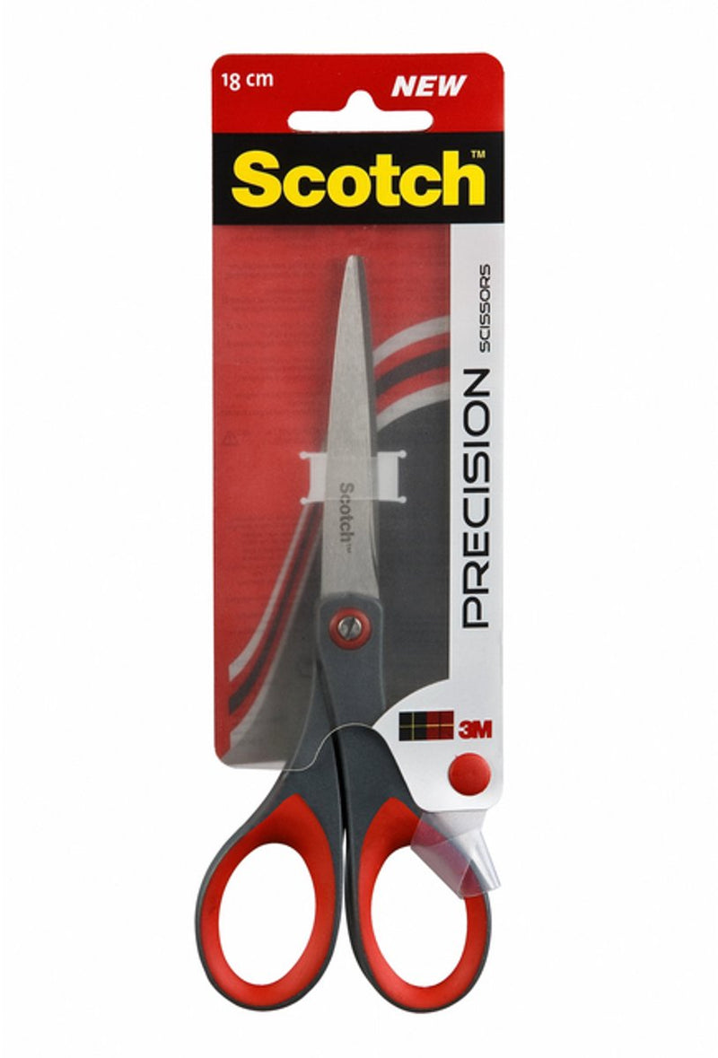 Schere 3m Präzision 180mm rot schwarz