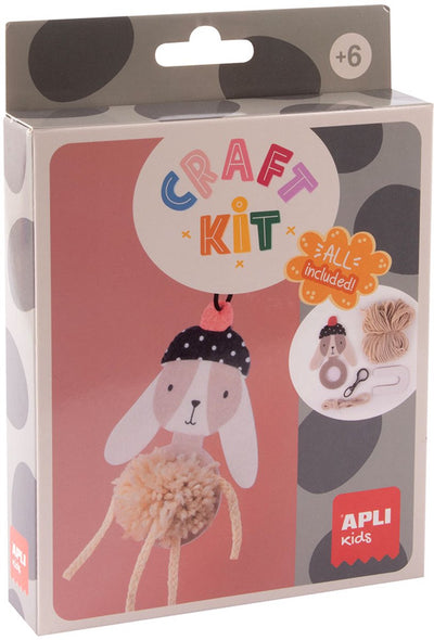 Apli Kids Bastelset Pompon Hase – kreatives Spielzeug für Kinder.