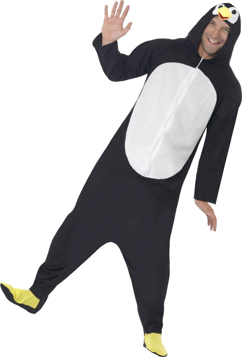 Smiffys Pinguin-Kostüm-Einteiler | Größe xl-xxl