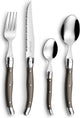 Lou Laguiole - 24-teiliges Besteckset Pfefferbraun - 6 Personen