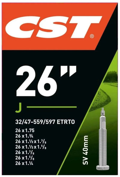 CST Schlauch 26 x1.75-1 1 1 4 ETRTO 32 47-559 597, Ventil: Presta Französisch 40mm