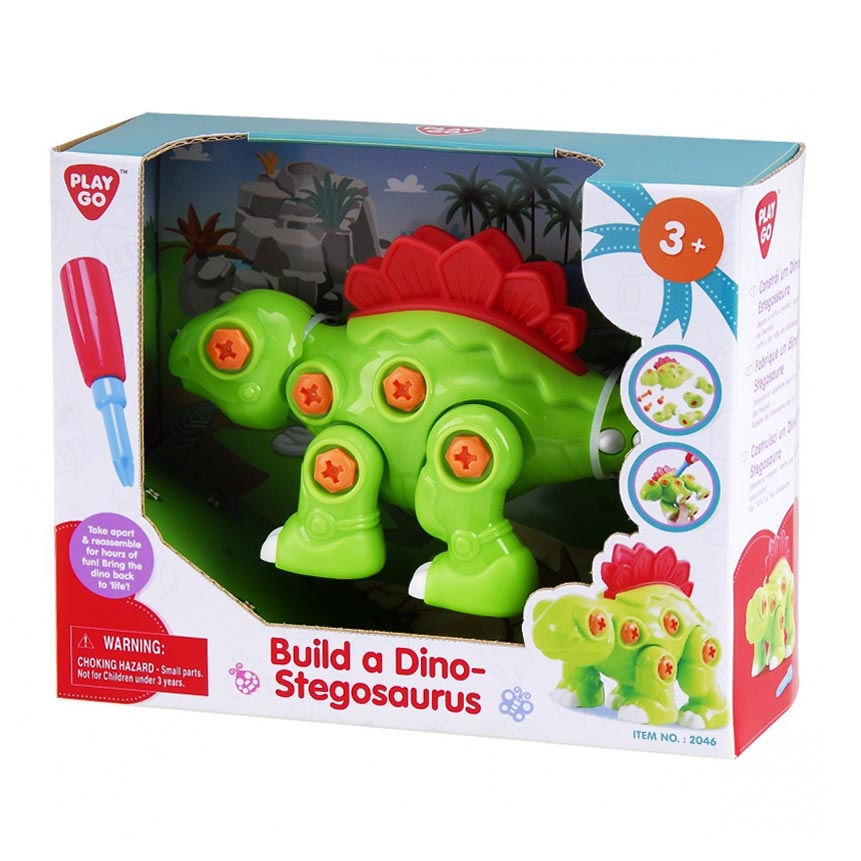 Spielen Sie Ihren eigenen Stegosaurus und bauen Sie Ihren eigenen Stegosaurus