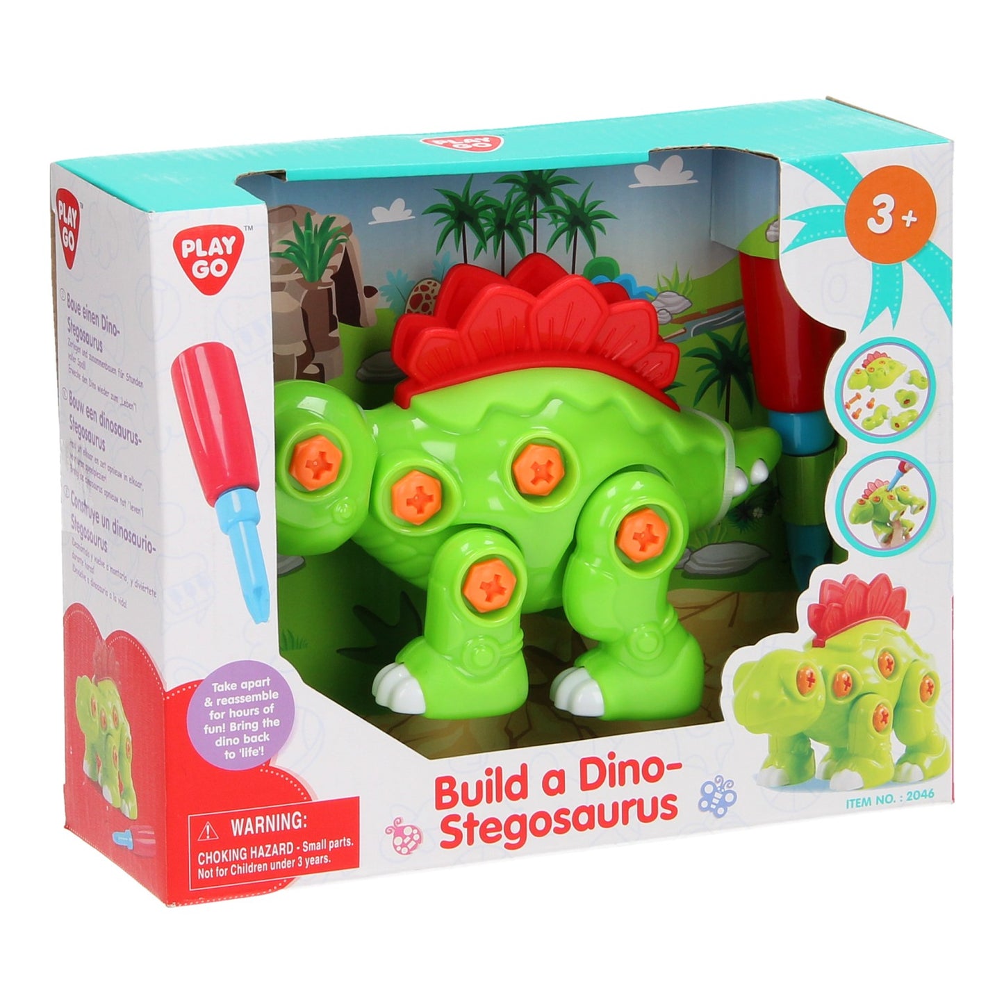 Spielen Sie Ihren eigenen Stegosaurus und bauen Sie Ihren eigenen Stegosaurus