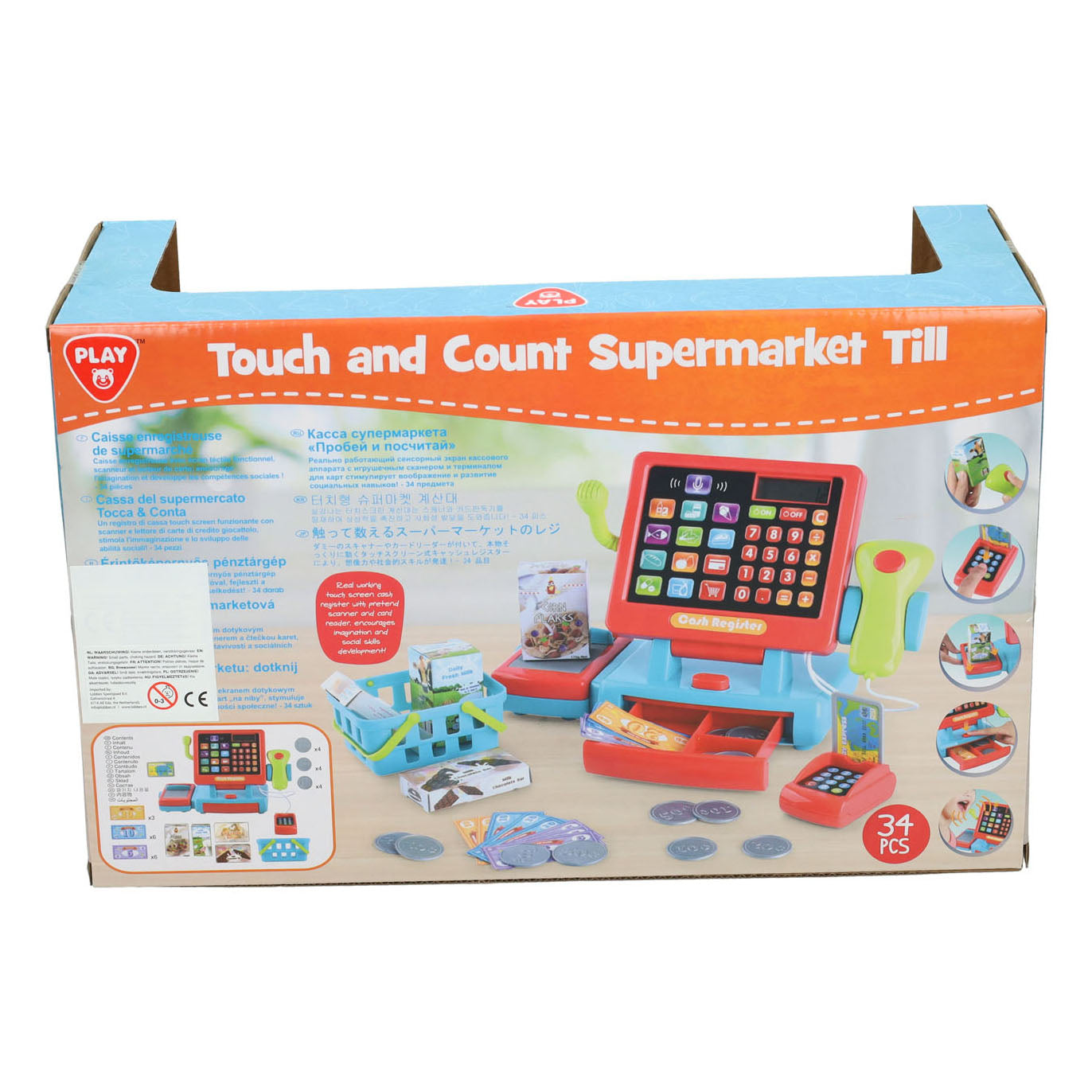 Spielzeugkasse spielen, 37dlg.