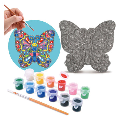 Malen Sie Ihren eigenen Zement -Schmetterling, 14dlg.