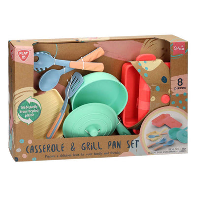 Spielen Sie Bratpfannen- und Grill -Pfannenspiel -Set, 8dlg.