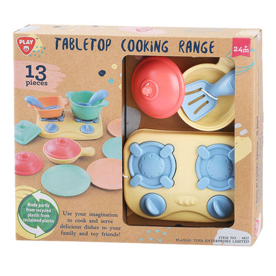 Spielen Sie den Tischkochherd mit Accessoires Play Set, 13DLG.