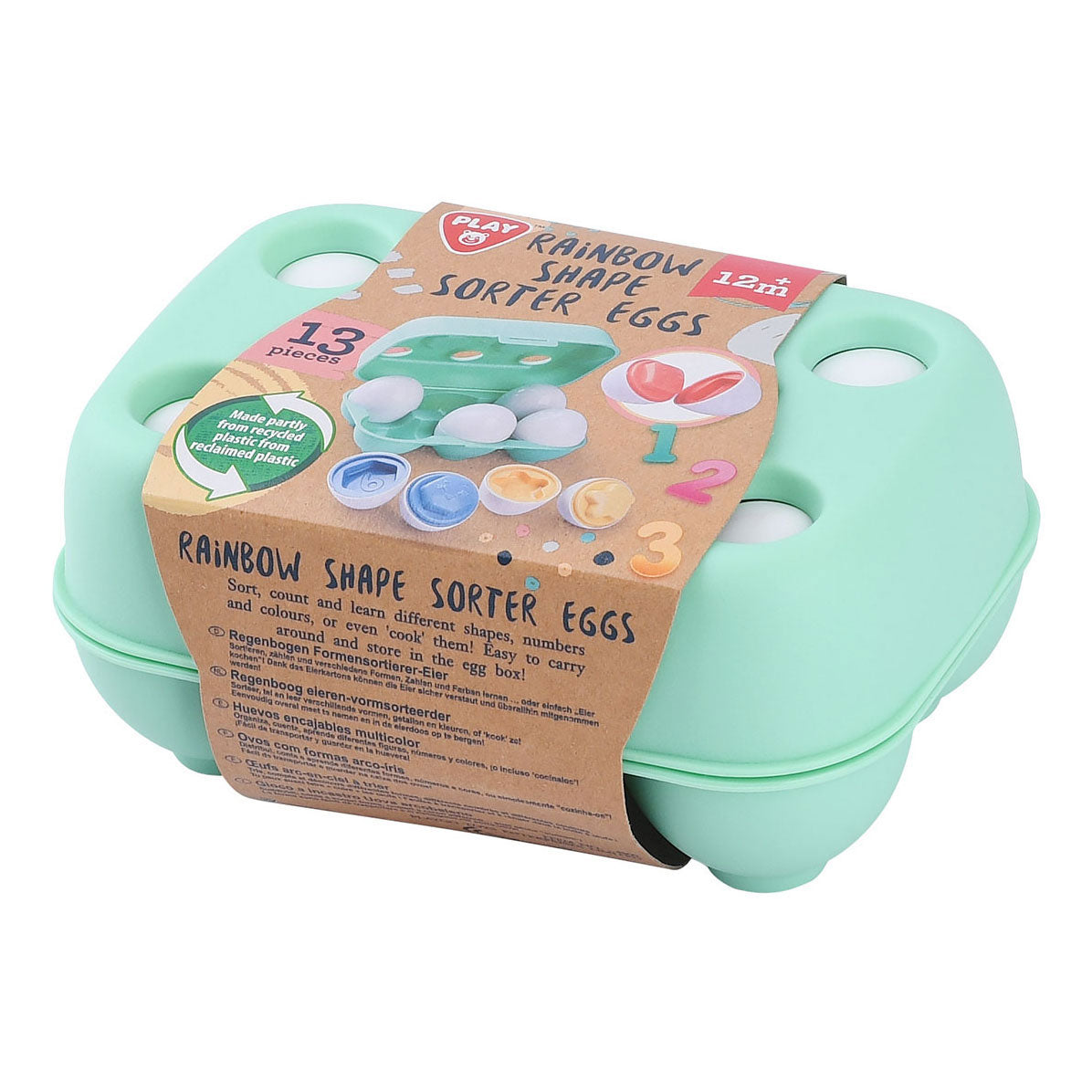 Spielen Sie Rainbow Eggs Sorter, 13dlg.