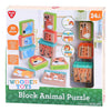 Spielen Sie Holzblock -Puzzle -Tiere, 20dlg.