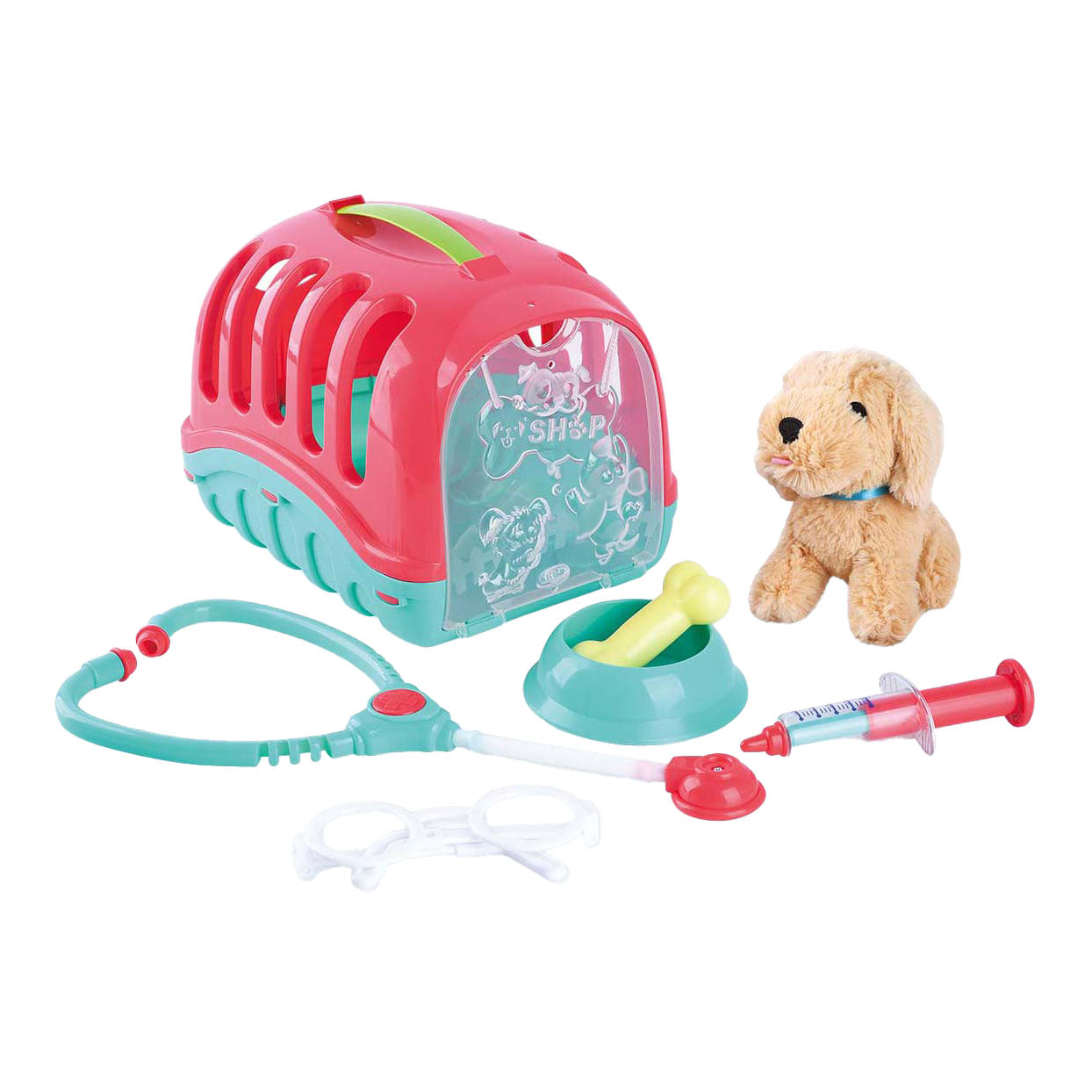 Spielen Sie Dieren Reishok mit Hugpuppy, 7dlg.