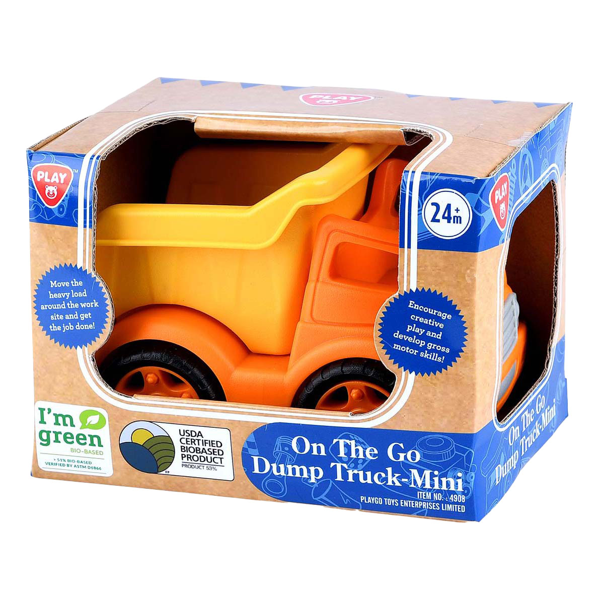 Bio -basierte Kiepvrachtwagen Oranje spielen