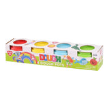 Playgo Tonset 4 Farben – 4x56 Gramm - afbeelding 1