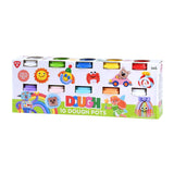 Playgo Tonset 10 Farben – 10x113 Gramm - afbeelding 1