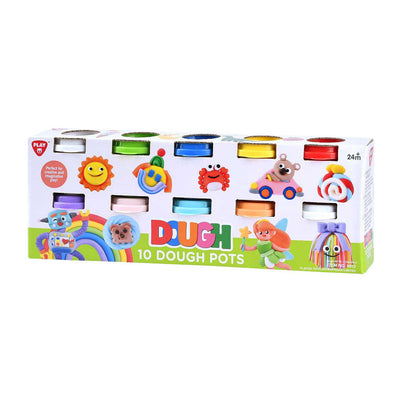 Playgo Tonset 10 Farben – 10x113 Gramm