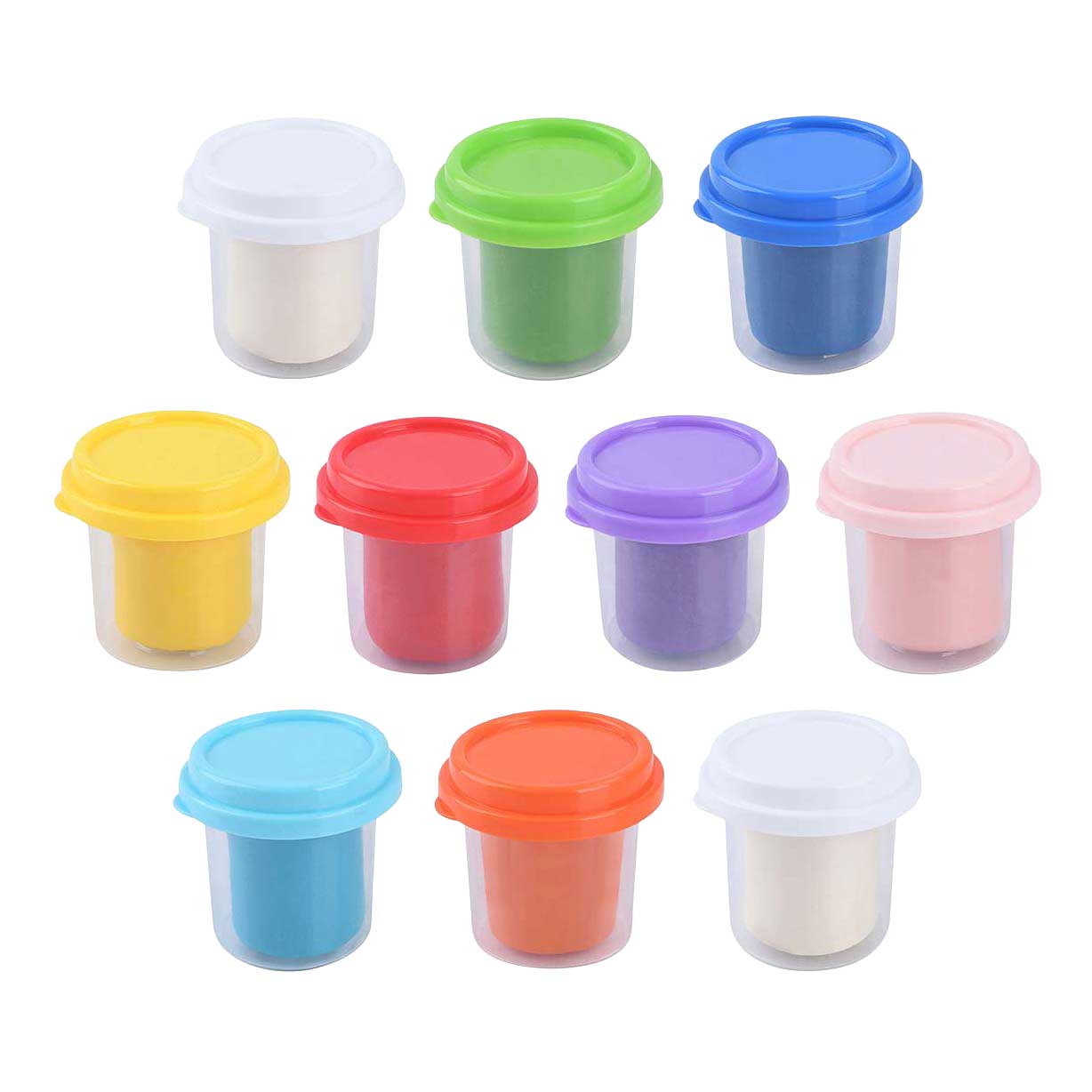 Playgo Tonset 10 Farben – 10x113 Gramm