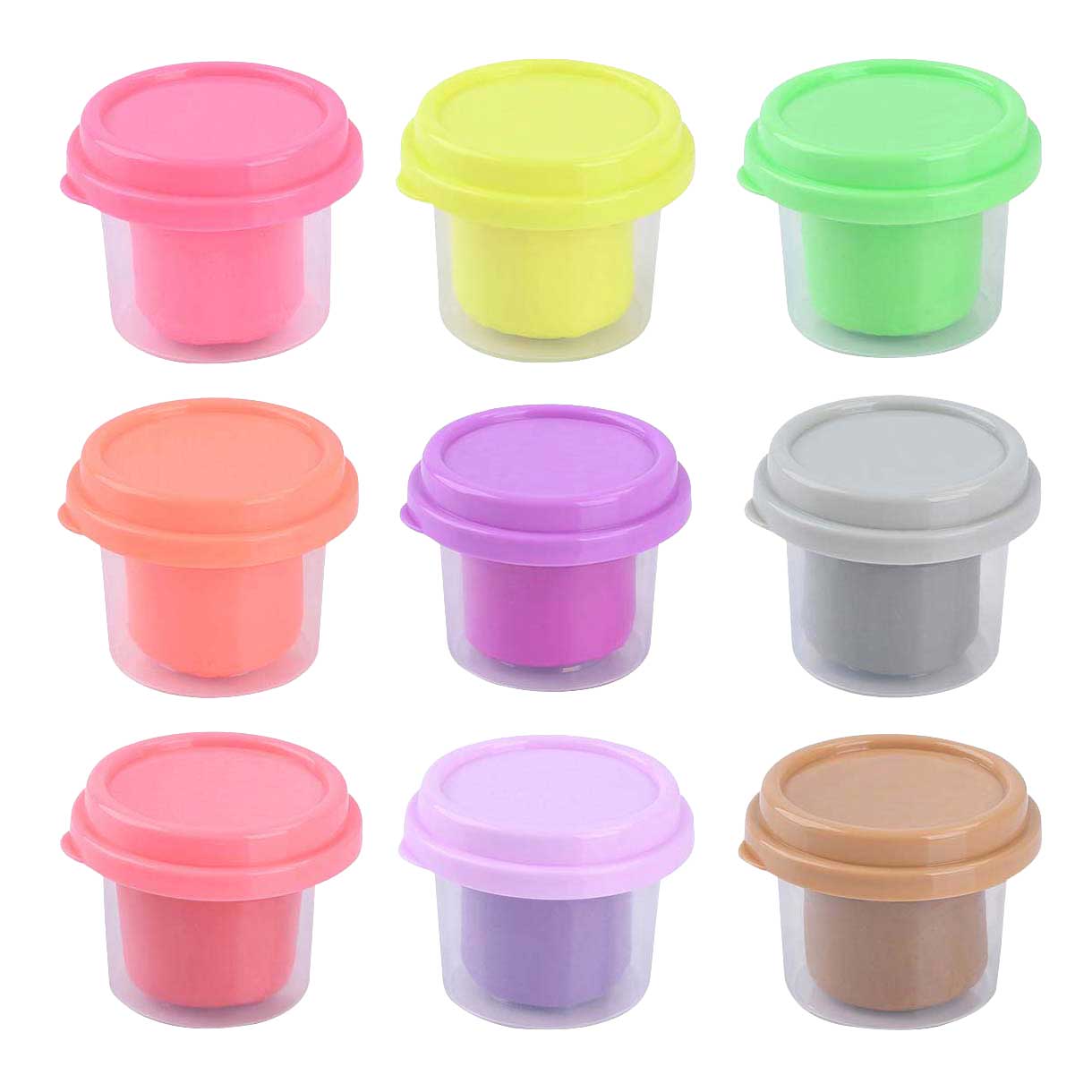 Playgo Tonset 9 Neonfarben – 9x56 Gramm