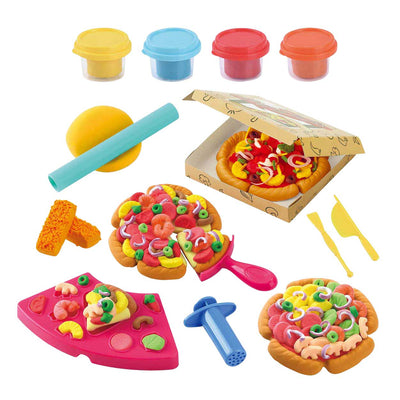 Playgo Pizza-Ton-Set – 4 Tontöpfe