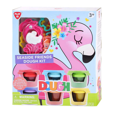 Playgo Küstentiere-Ton-Set – 6 Tontöpfe