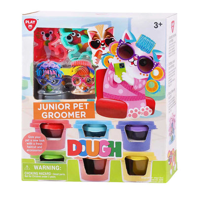 Playgo Junior Pet Groomer Ton-Set – 6 Tontöpfe