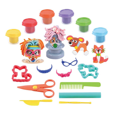 Playgo Junior Pet Groomer Ton-Set – 6 Tontöpfe