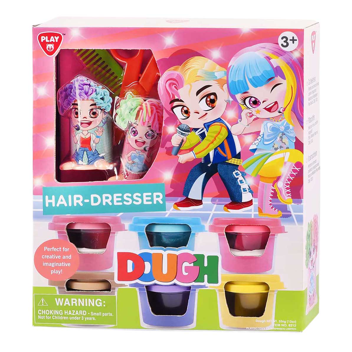 Playgo Friseur-Ton-Set – 6 Tontöpfe