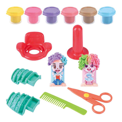 Playgo Friseur-Ton-Set – 6 Tontöpfe