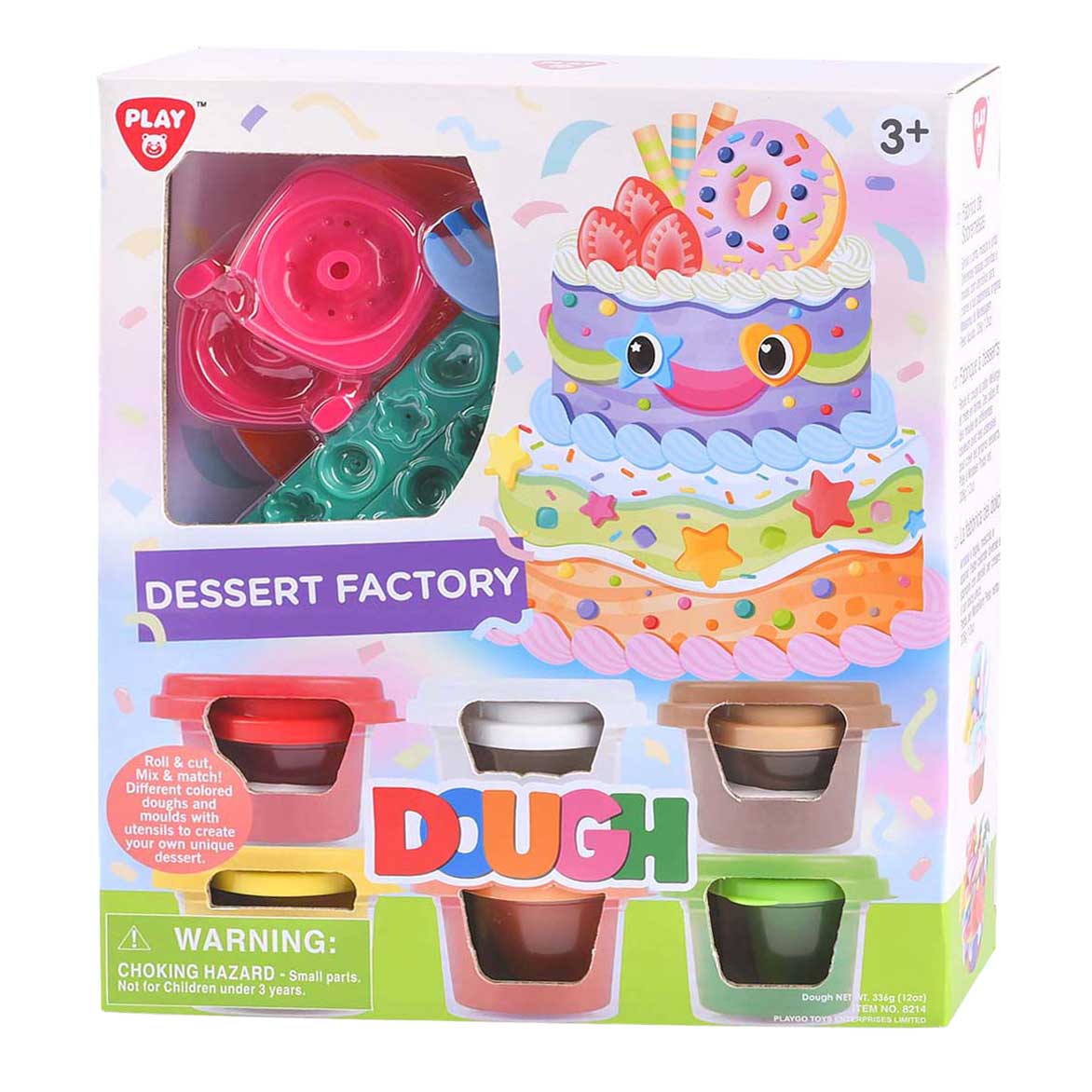 Playgo Dessert-Ton-Set – 6 Tontöpfe