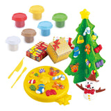 Playgo Weihnachtsbaum-Ton-Set – 6 Tontöpfe - afbeelding 2