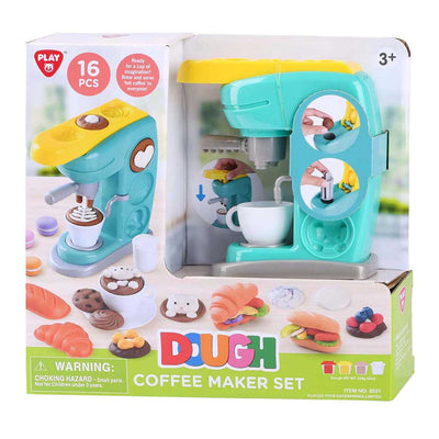 Playgo Kaffeemaschine Ton-Set – 4 Tontöpfe