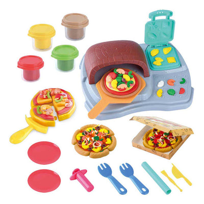 Playgo Pizza-Party-Ton-Set – 4 Tontöpfe