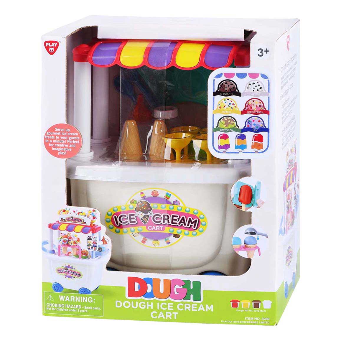 Playgo Eiswagen-Ton-Set – 4 Tontöpfe
