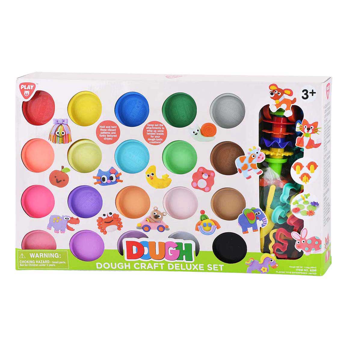 Luxuriöses Playgo-Ton-Bastelset – 20 Tontöpfe