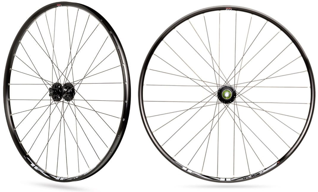 Rodi Laufradsatz TRYP 25 29 mit 15x100 und 12x142 Teilung Achse 6 Bolzen Bremsscheibenaufnahme 8 9 10 11 Gang schwarz