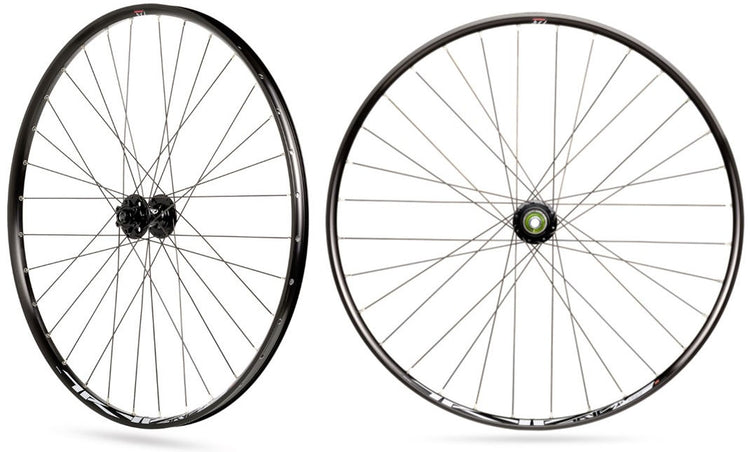 Rodi Laufradsatz TRYP 25 29 mit 15x100 und 12x142 Teilung Achse 6 Bolzen Bremsscheibenaufnahme 8 9 10 11 Gang schwarz