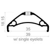 Rodi Velg Tryp 35 28 29 622 x 35C Aluminium 32 Lochscheibe Schwarz