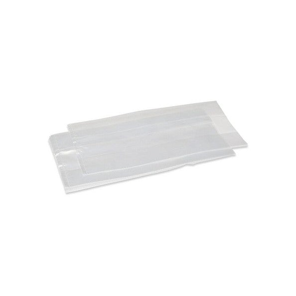 Akkordeontasche LDPE 16+(2x5) x 35 cm transparent T18
