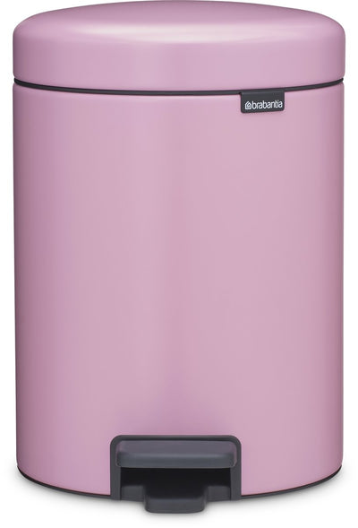 Brabantia Newicon Abfallbehälter – 5 Liter – Badezimmer – Fliederrosa