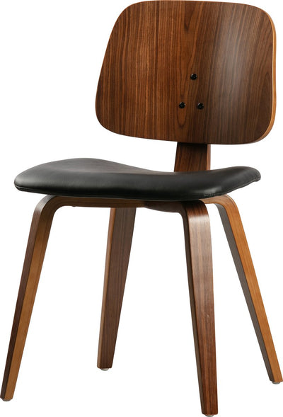 Vtwonen klassischer Esszimmerstuhl – Walnuss – Schwarznuss – 81 x 48 x 50 cm